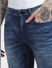 Dark Blue Low Rise Liam Skinny Jeans_391779+5