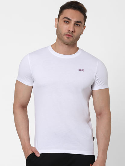 White Crew Neck T-shirt