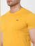 Yellow Crew Neck T-shirt_395468+5