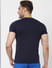 Navy Blue Crew Neck T-shirt_395466+4