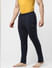 Navy Blue Mid Rise Trackpants_401086+3
