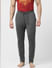 Grey Mid Rise Trackpants_401088+2