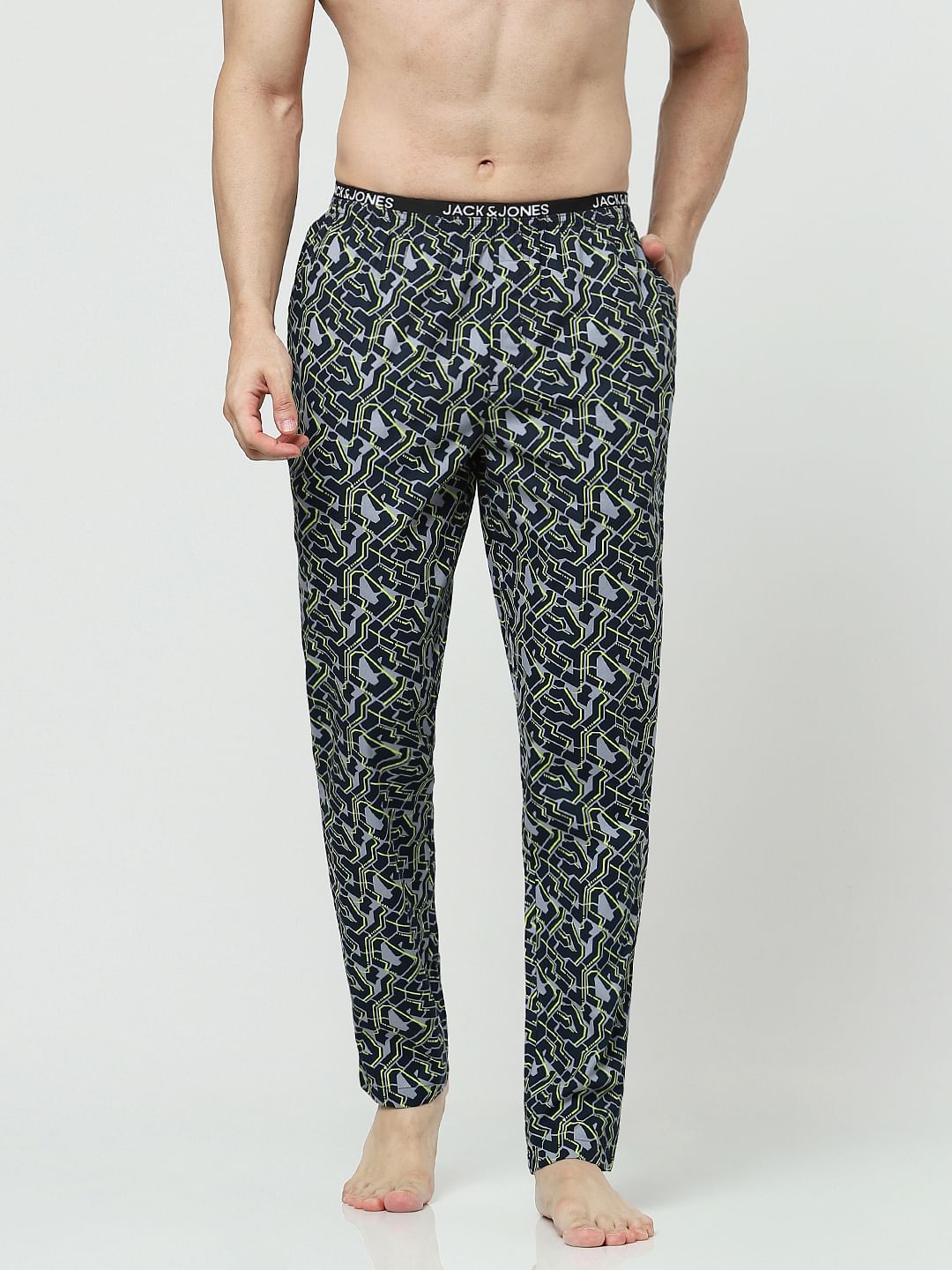 Mens leopard print discount pyjamas