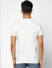 White Graphic Print Crew Neck T-shirt_401134+4
