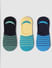 Pack of 3 Colourblocked No-Show Socks_401180+6