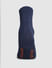 Navy Blue Colourblocked Mid-Length Socks_401183+3