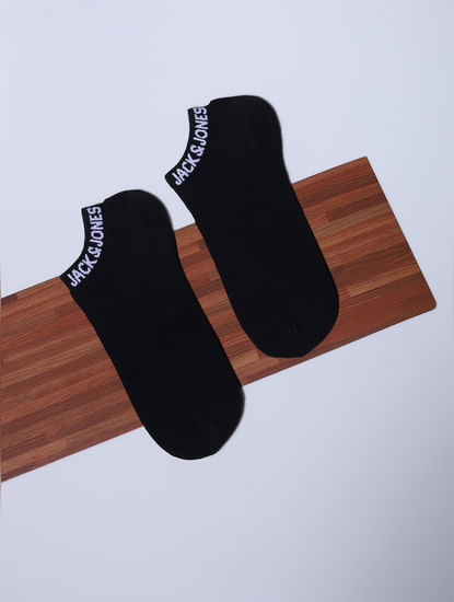 Pack of 2 Black Ankle Length Socks