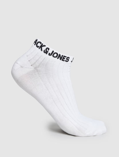 Pack of 2 White Ankle Length Socks