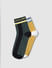 Pack of 2 Colourblocked Ankle Length Socks_401189+5