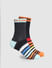 Pack of 2 Striped Mid-Length Socks_401191+2