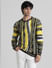 Yellow Abstract Print Pullover_409522+1