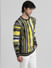 Yellow Abstract Print Pullover_409522+2