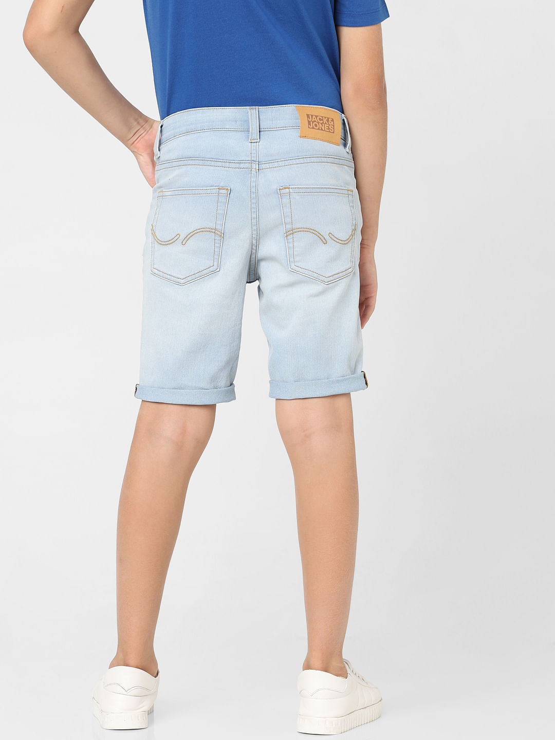 Men Jean Shorts - Temu