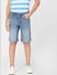 Boys Blue Mid Rise Denim Shorts_404613+2
