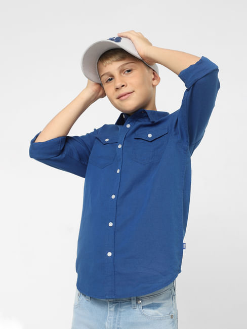 Boys Blue Full Sleeves Shirt