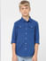 Boys Blue Full Sleeves Shirt_404628+2