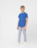 Boys Blue Short Sleeves Shirt_404626+6