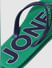 Green Logo Print Flip Flops_395481+12