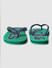 Green Logo Print Flip Flops_395481+8