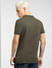 Olive Cotton Polo T-shirt_402183+4