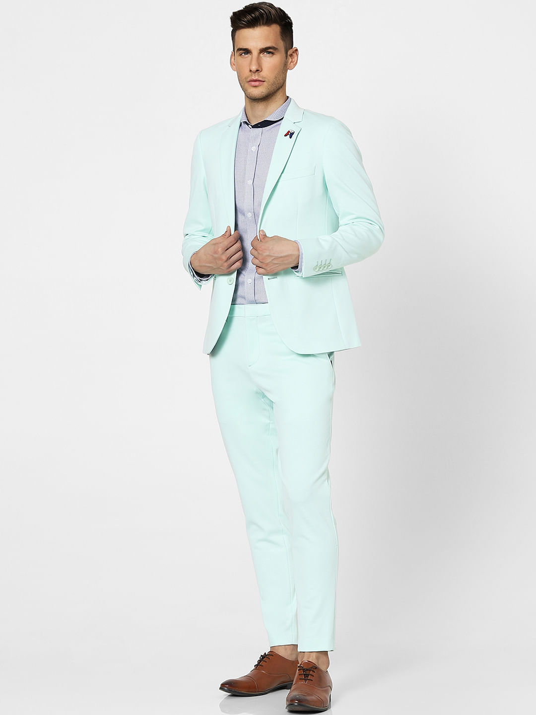 Blazer + Pants + Vest ) Men's 3 Pcs Elegant Man Suit Brand Slim Fit Single  Button Party Formal Business Dress Suit Male Terno - AliExpress