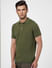 Green Knitted Polo_402220+3