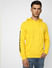 Yellow Logo Print Hooded Sweatshirt_401989+2