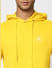 Yellow Logo Print Hooded Sweatshirt_401989+5