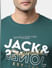 Green Typographic Logo Full Sleeves T-shirt_402025+5