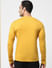 Yellow Typographic Logo Full Sleeves T-shirt_402026+4
