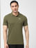 Olive Polo T-shirt_402029+2