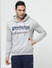 Grey Typographic Logo Hooded Sweatshirt_402045+2