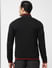 Black Zip-Up Logo Print Sweatshirt_402048+4