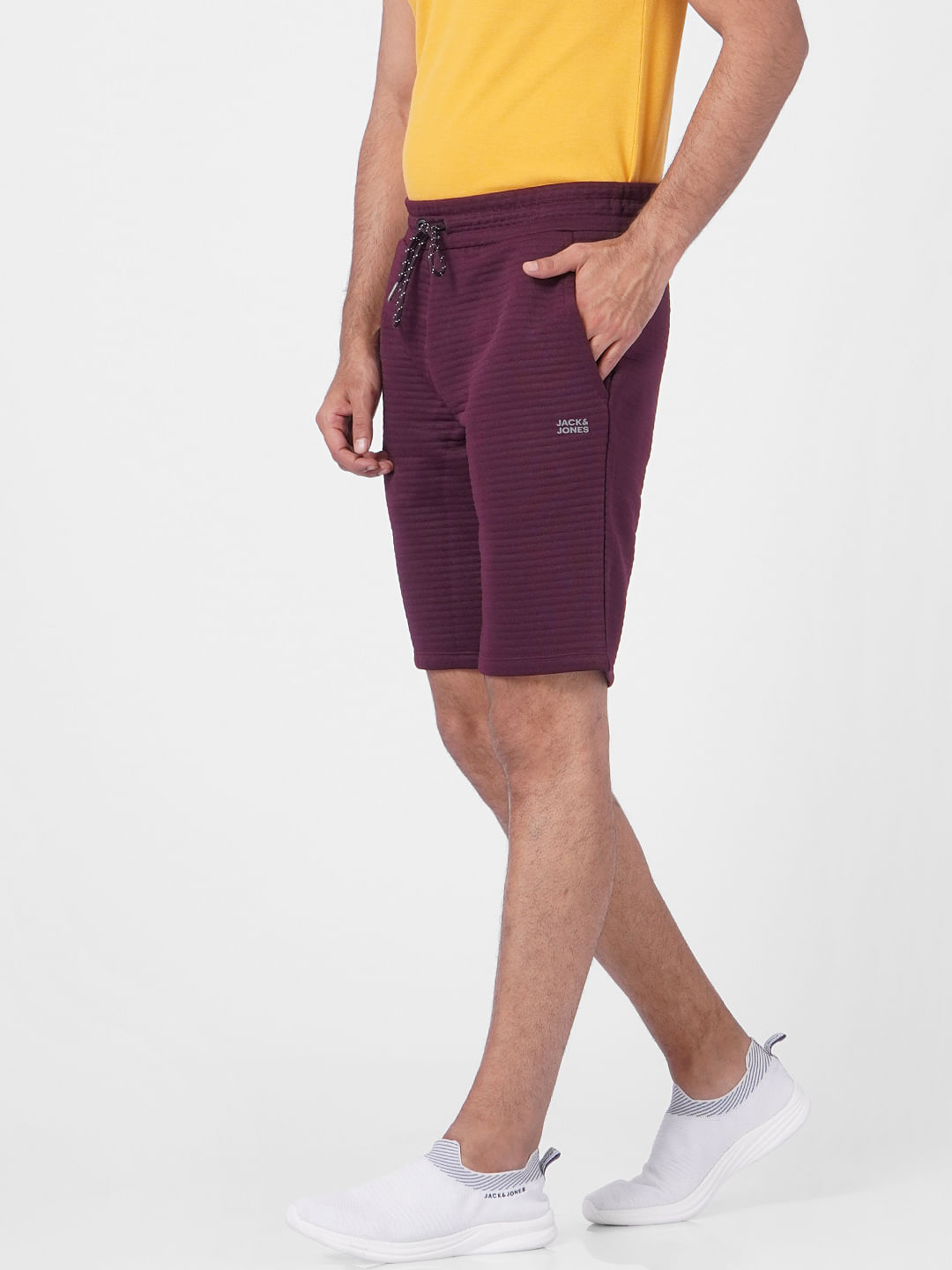 Maroon sweat shorts hot sale