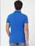 Blue Colourblocked Polo T-shirt_402067+4