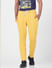 Yellow Mid Rise Trackpants