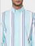Blue Striped Full Sleeves Shirt_402098+5