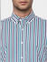 Blue Striped Full Sleeves Shirt_402103+5