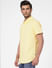 Yellow Short Sleeves Shirt_402127+3