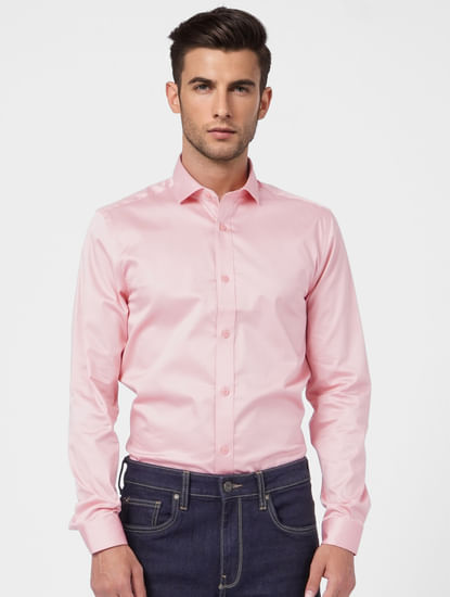 Light Pink Full Sleeves Shirt