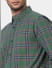 Green Check Full Sleeves Shirt_402145+5