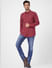 Red Check Full Sleeves Shirt_402149+6