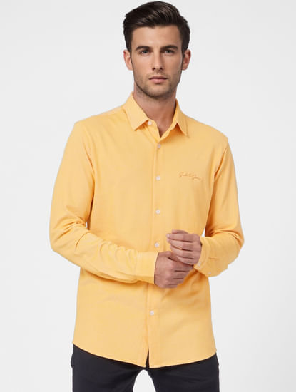 Yellow Full Sleeves Shirt