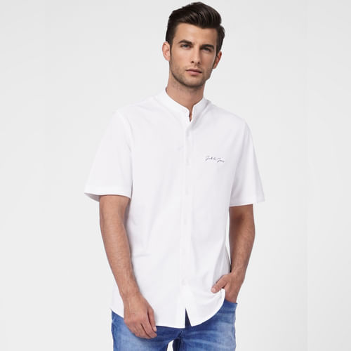 JACK&JONES White Short Sleeves Shirt