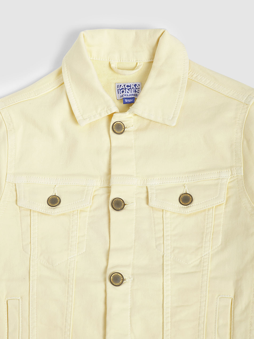 denim shirt yellow