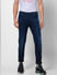 Blue Low Rise Washed Ben Skinny Fit Jeans