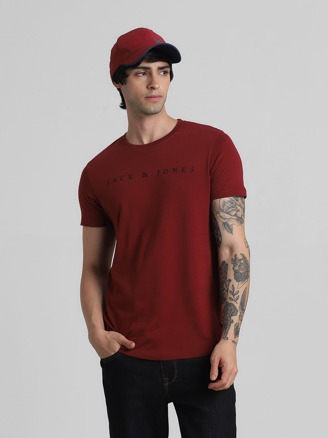 Dark red 2025 t shirt