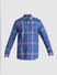 Blue Check Print Full Sleeves Shirt_409382+7