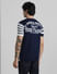 White & Blue Printed T-shirt_409405+4