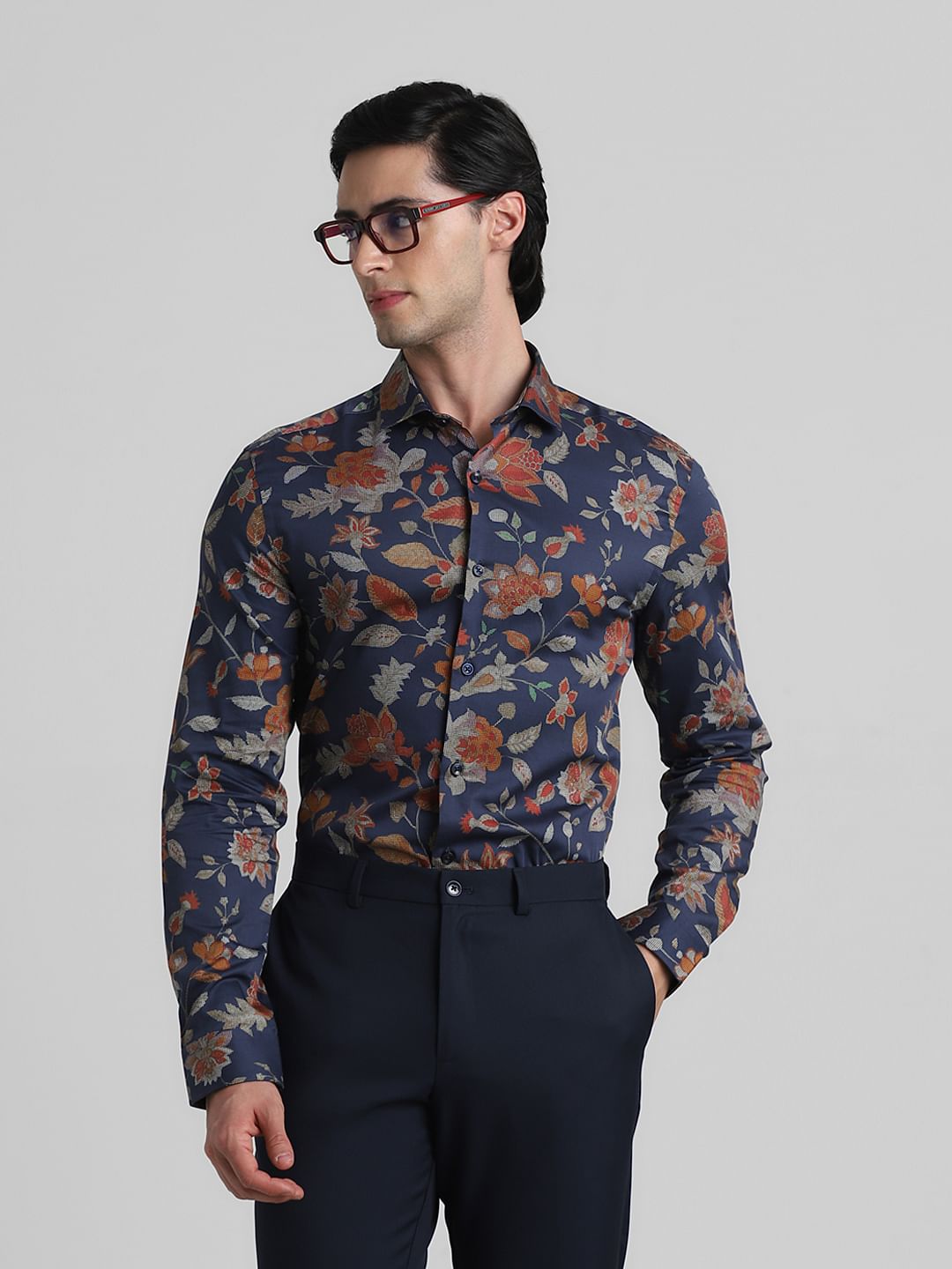 Floral sleeve shirt best sale